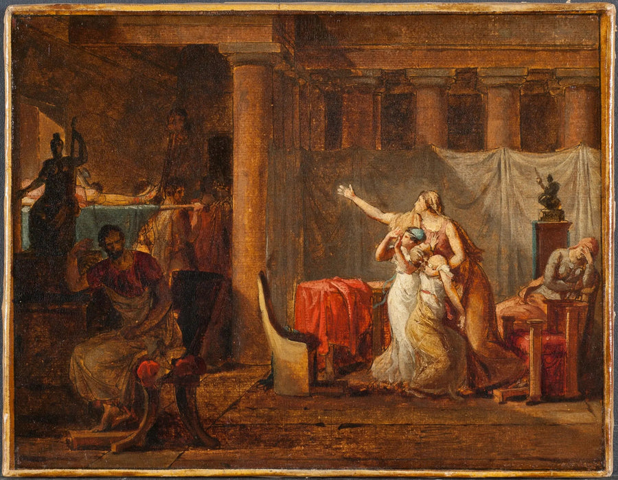 I lictor riportano a Bruto i corpi dei suoi figli - Jacques-Louis David