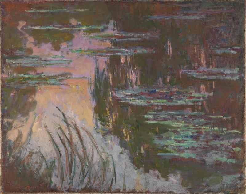 Le ninfee, il tramonto - Claude Monet