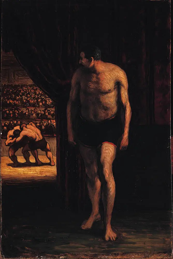 I lottatori - Honoré Daumier