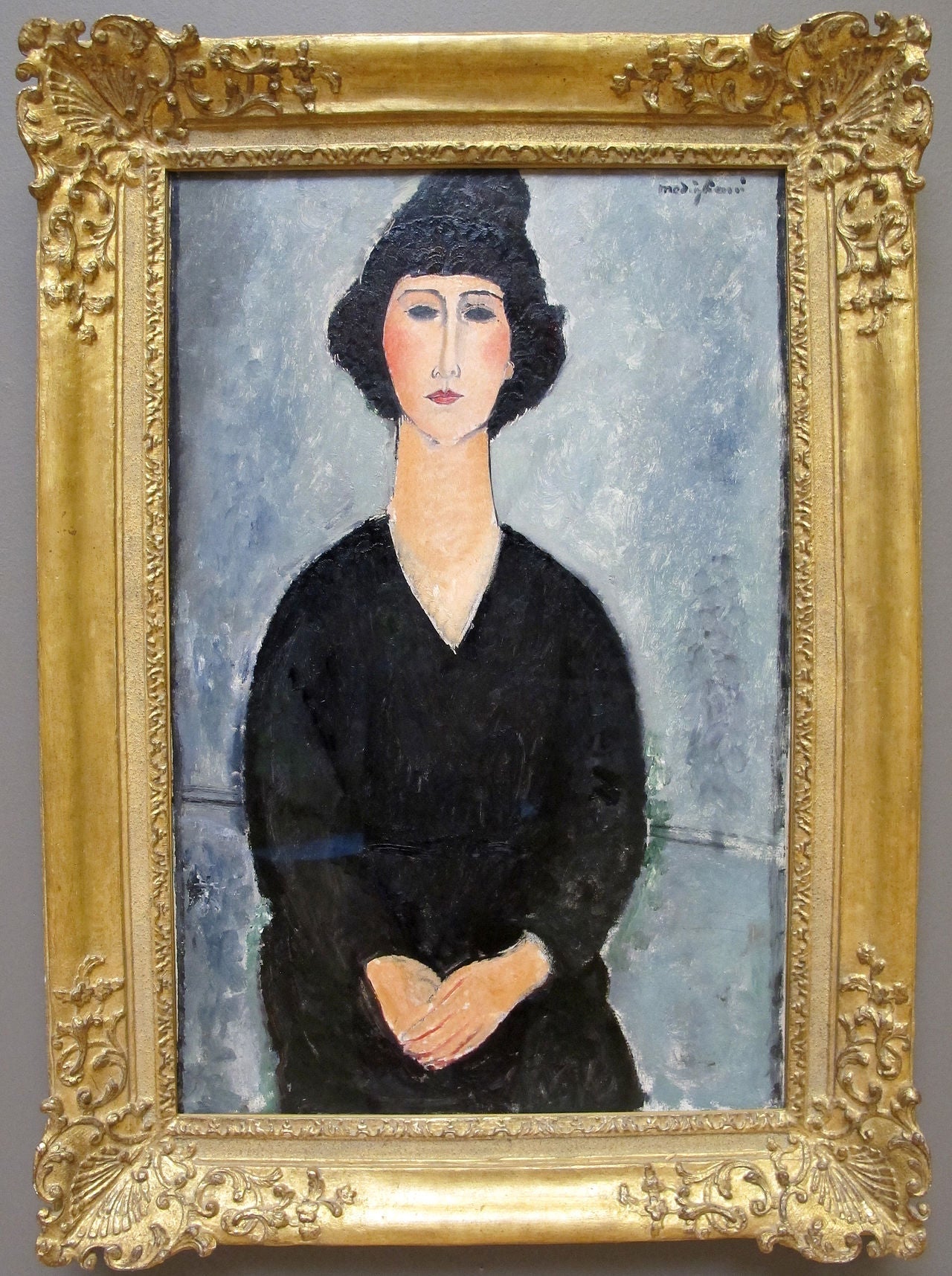 Reproduction du tableau « Les Mains croisées - Amedeo Modigliani » par Alpha Reproduction en peinture à l’huile