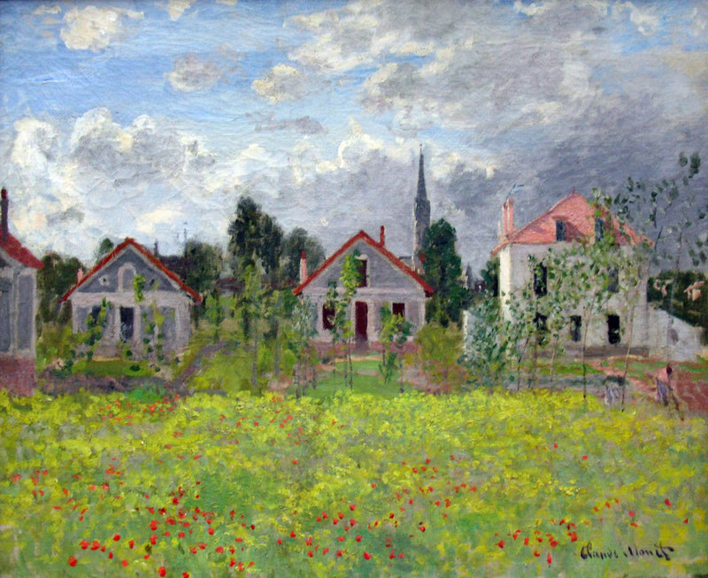 Le case di Argenteuil - Claude Monet