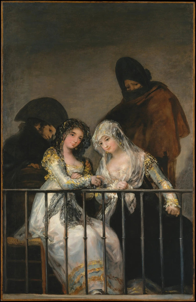 Le Majas sul balcone - Francisco de Goya