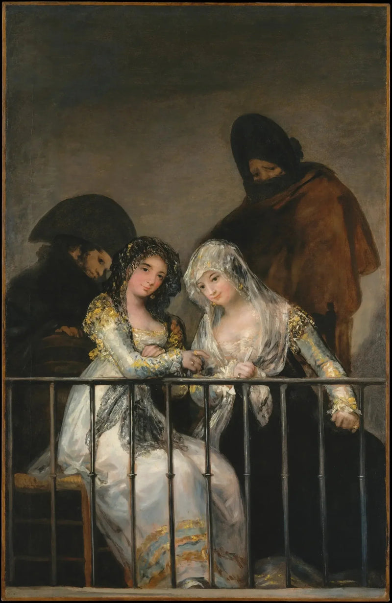 Le Majas sul balcone - Francisco de Goya