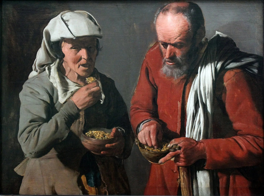 I mangiatori di piselli - Georges de La Tour