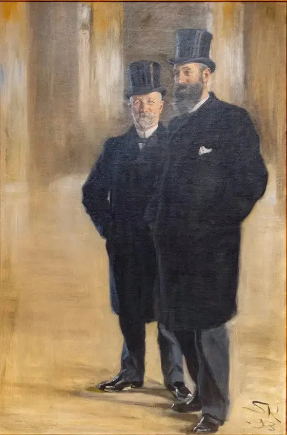 I commercianti Th. Wessel e Emil Vett - Peder Severin Krøyer