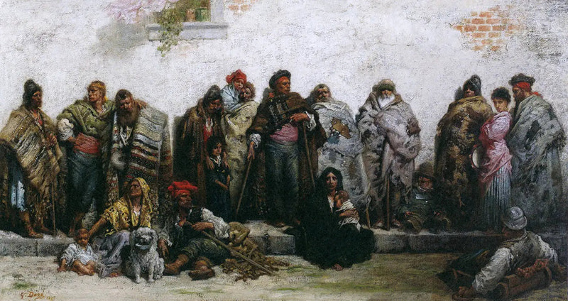 I mendicanti di Burgos - Gustave Doré