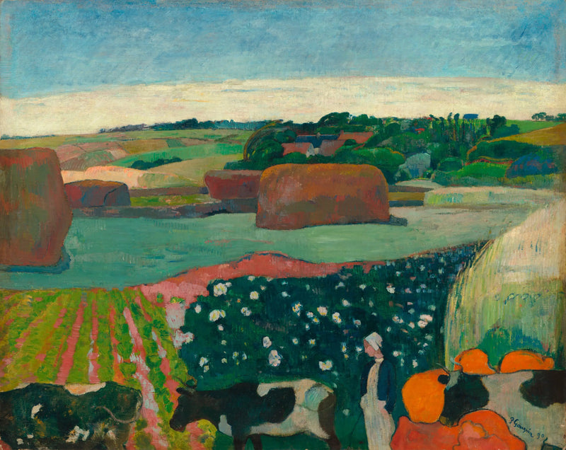 Le macine o Il campo di patate - Paul Gauguin
