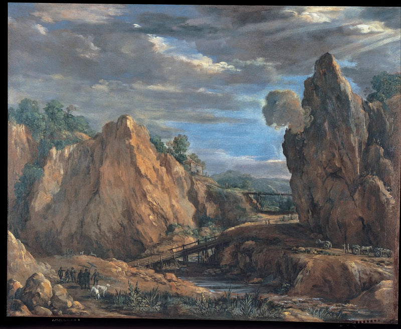 Le miniere di fiammiferi di Tolfa - Pietro da Cortona