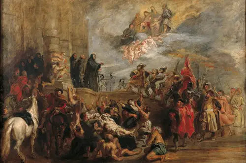 I miracoli di san Benedetto - Eugène Delacroix