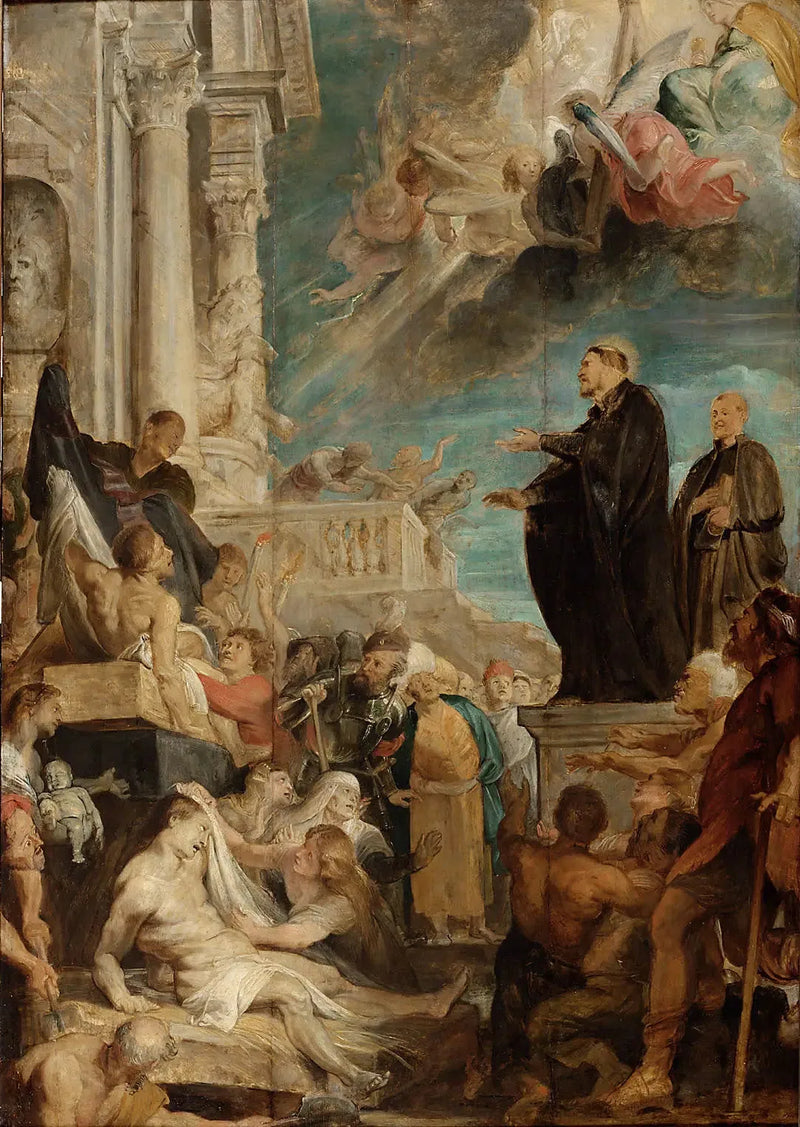 I miracoli di san Francesco Xavier, Modello - Peter Paul Rubens