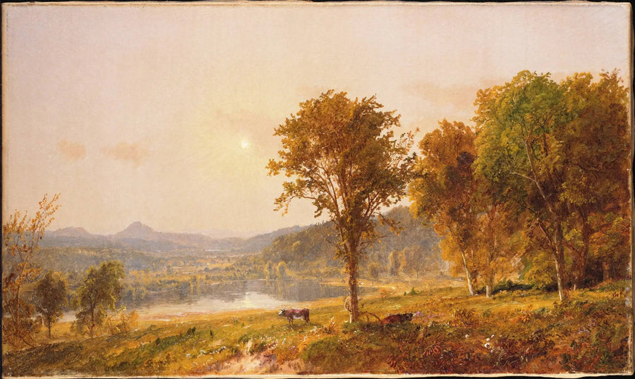 Le montagne Brimstone e Sugar Loaf da Warwick - Jasper Francis Cropsey
