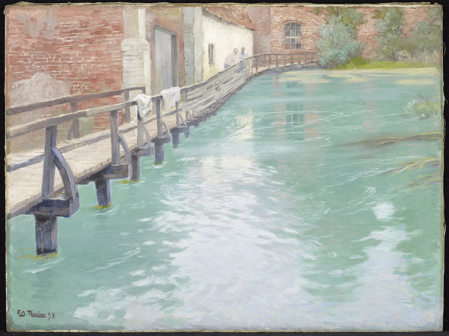 I Mulini di Montreuil-sur-Mer, Normandia - Frits Thaulow