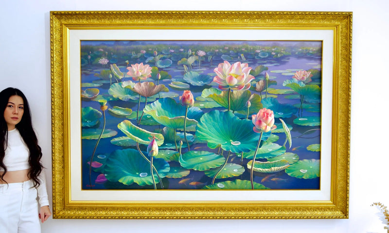 Le Ninfee II | Dimensioni: 160x100 cm