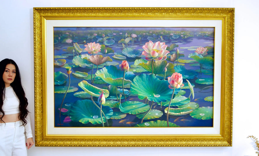 Le Ninfee II | Dimensioni: 160x100 cm