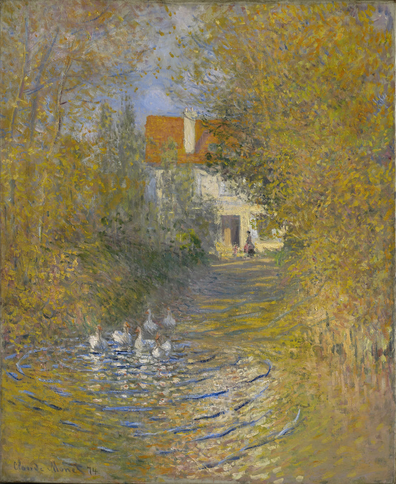 Oche nel torrente W347 - Claude Monet