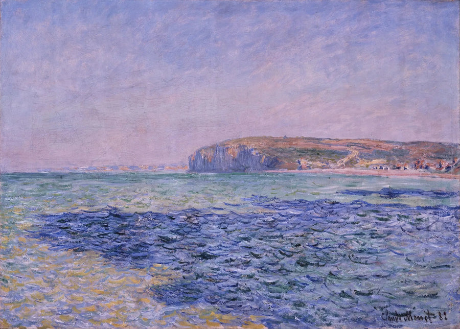 Le ombre sul mare, le scogliere di Pourville - Claude Monet
