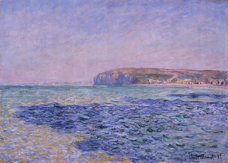 Le ombre sul mare, le scogliere di Pourville - Claude Monet