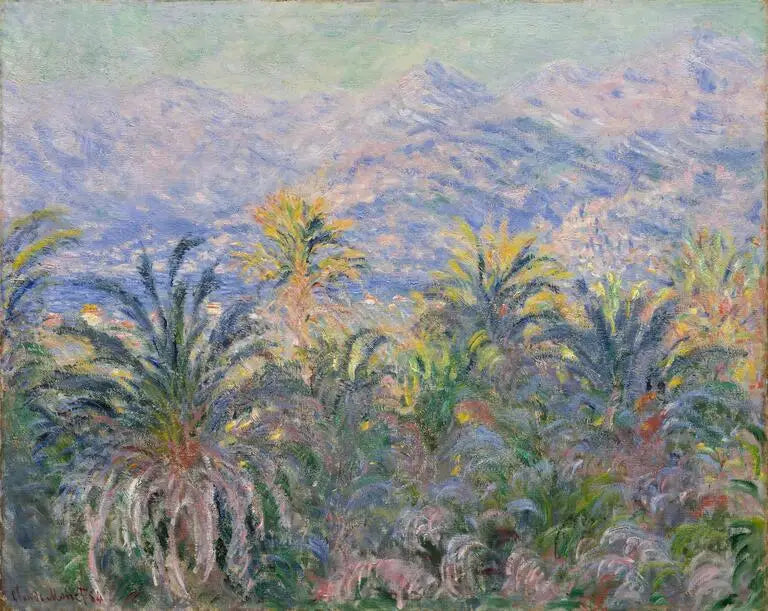 Le palme a Bordighera - Claude Monet