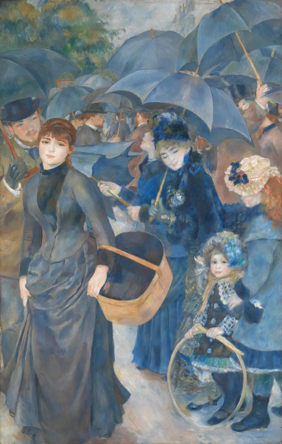 Les Parapluies peints par Pierre-Auguste Renoir entre 1881 et 1886
