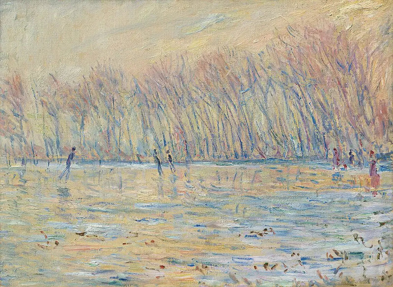 I pattinatori a Giverny - Claude Monet