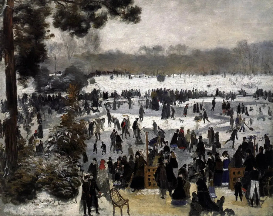 I Pattinatori al Bois de Boulogne - Pierre-Auguste Renoir