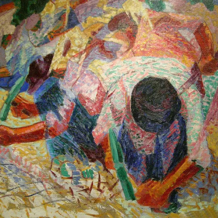 I ciottoli della strada - Umberto Boccioni