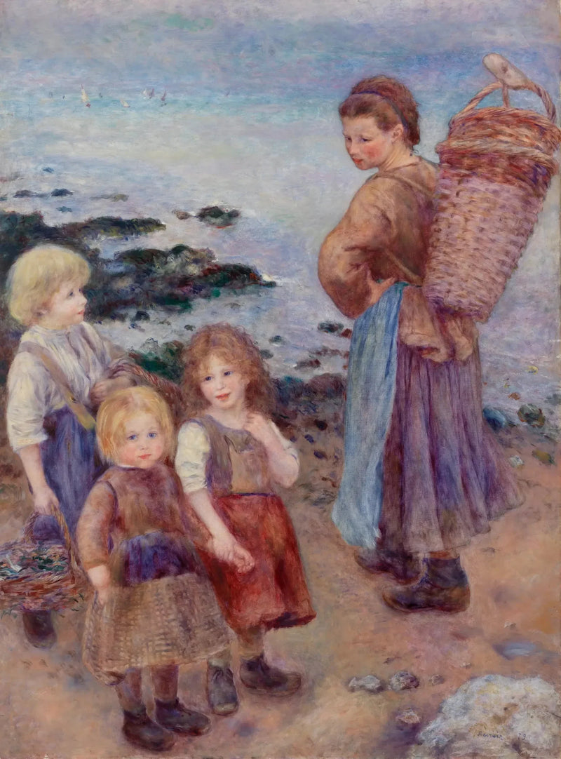 Le raccoglitrici di cozze a Berneval - Pierre-Auguste Renoir