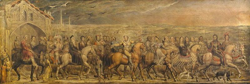 I pellegrini di Canterbury - William Blake