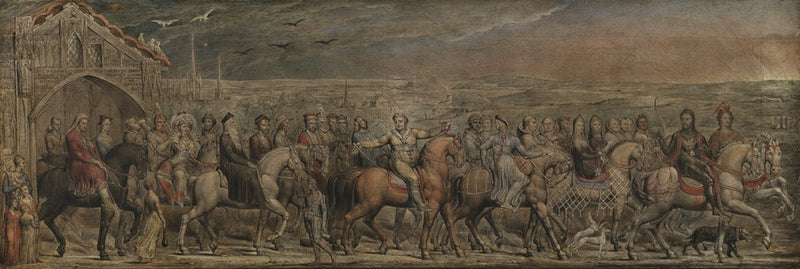 I pellegrini di Canterbury - William Blake