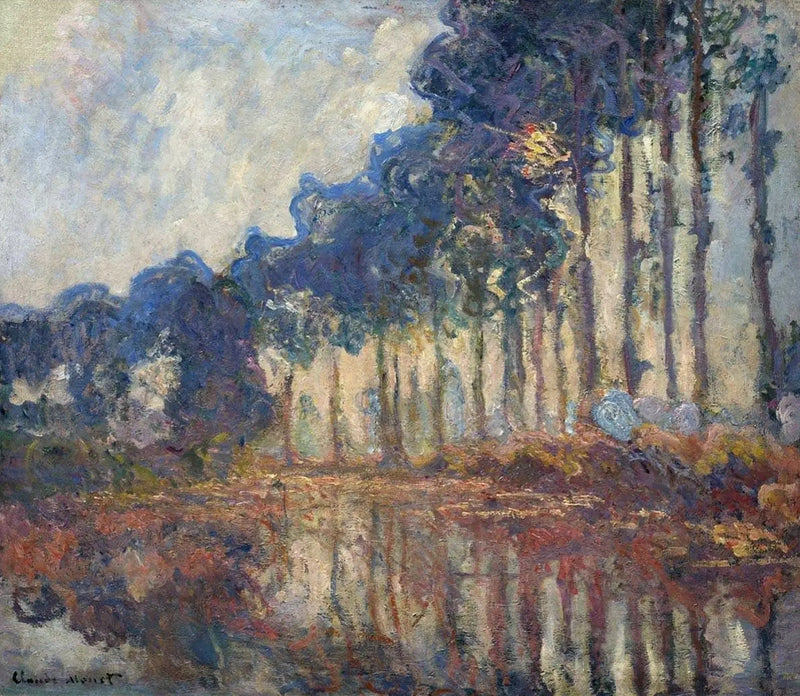 I pioppi, autunno - Claude Monet