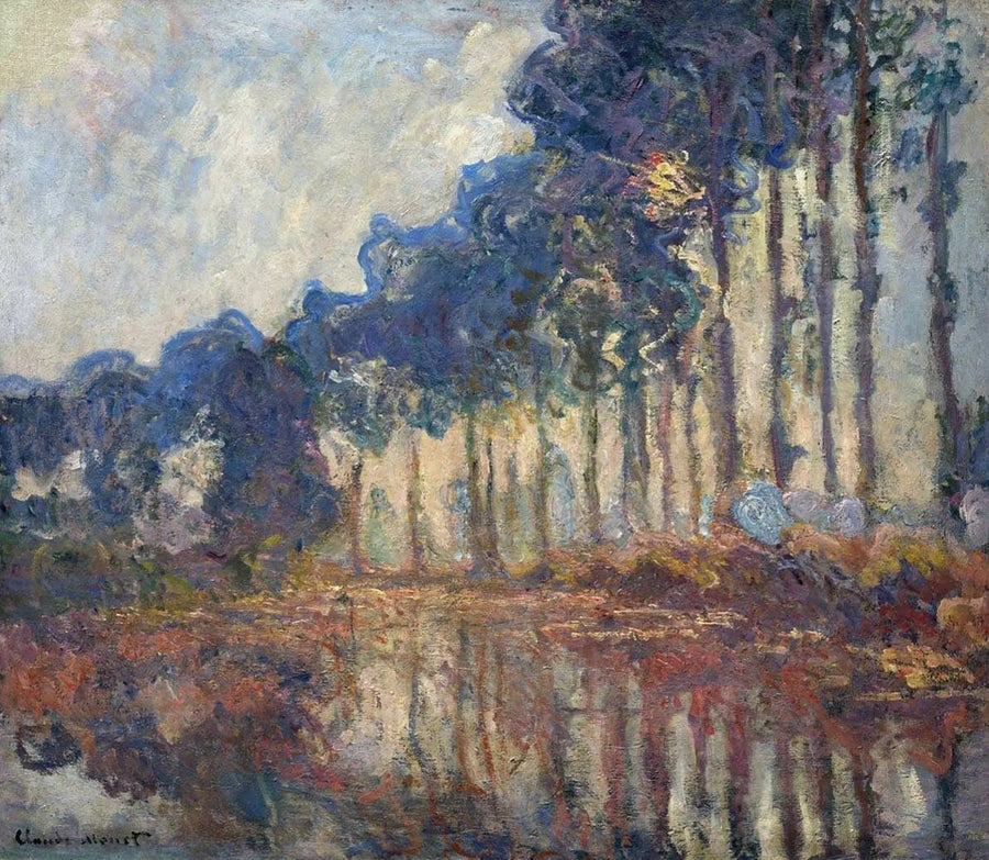 I pioppi, autunno - Claude Monet