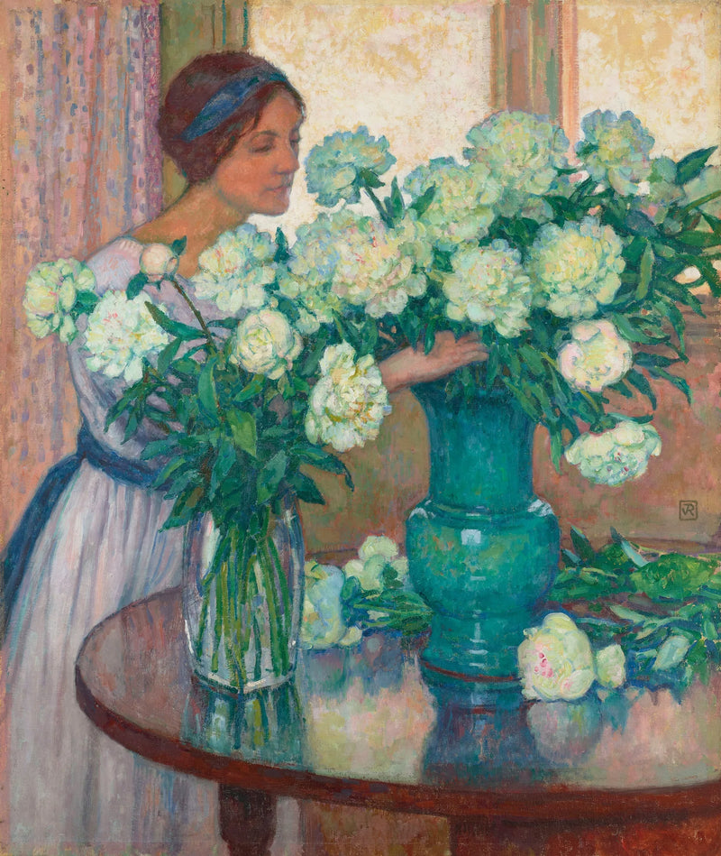 Peonie bianche - Theo van Rysselberghe