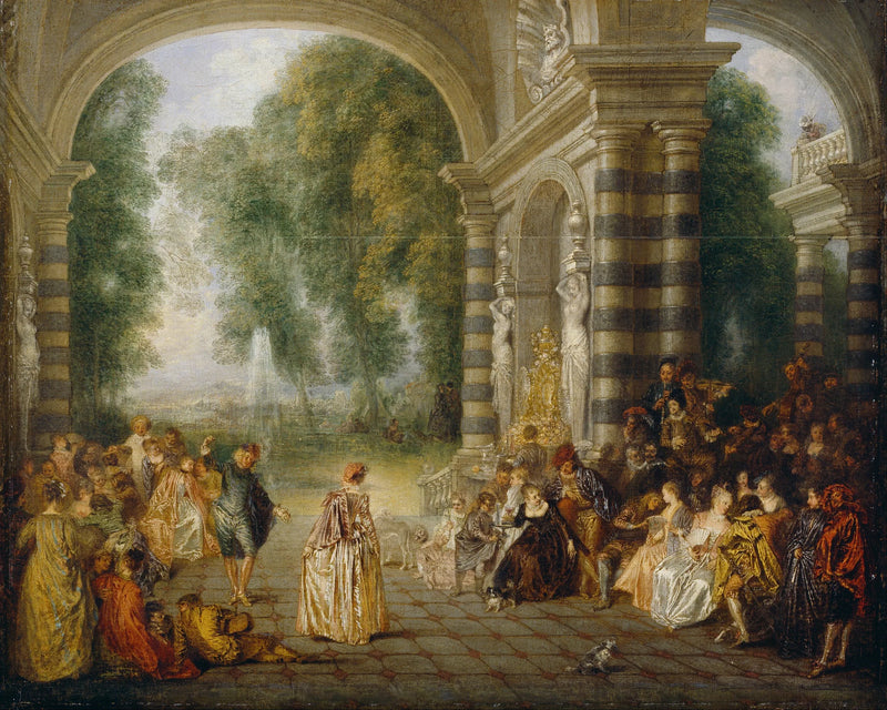 I Piaceri del ballo - Antoine Watteau