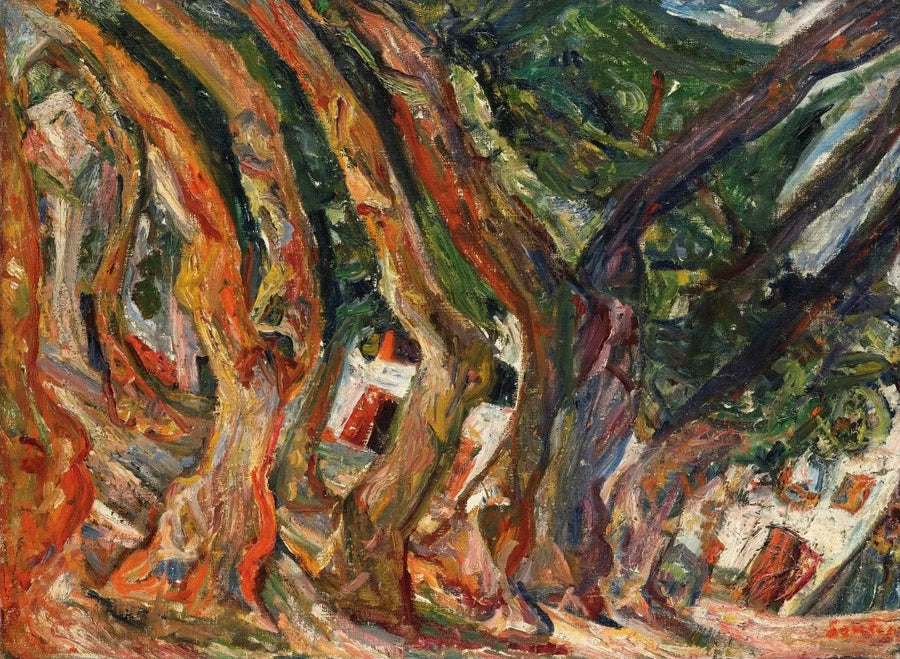 I platani a Céret - Chaim Soutine