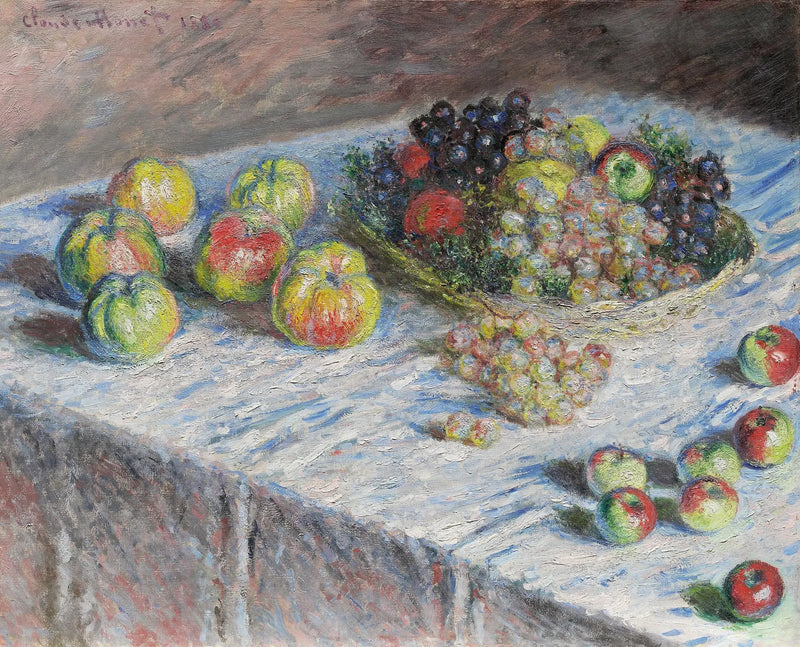 Le mele e l'uva - Claude Monet