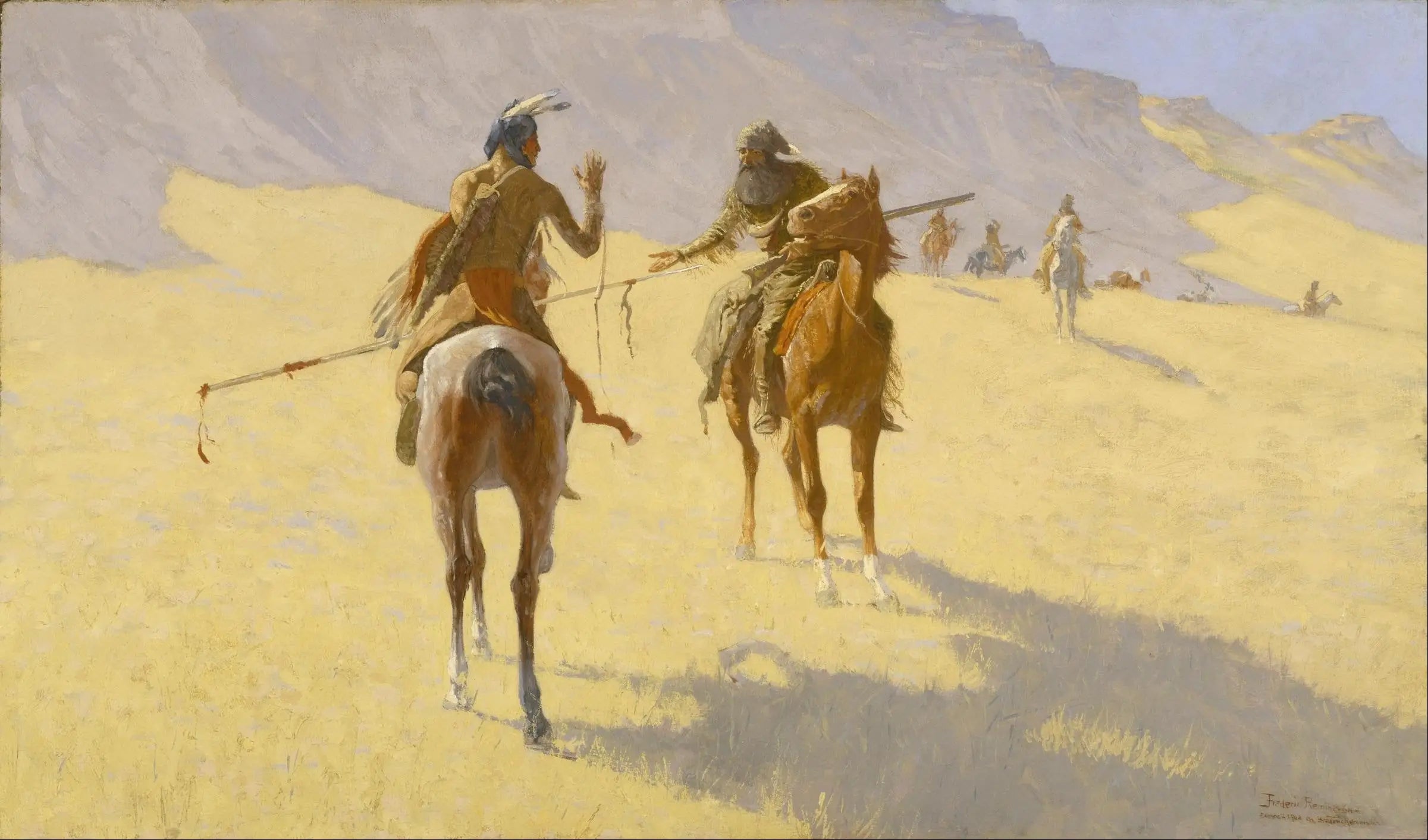 Les pourparlers - Frederic Remington - Alpha Reproduction