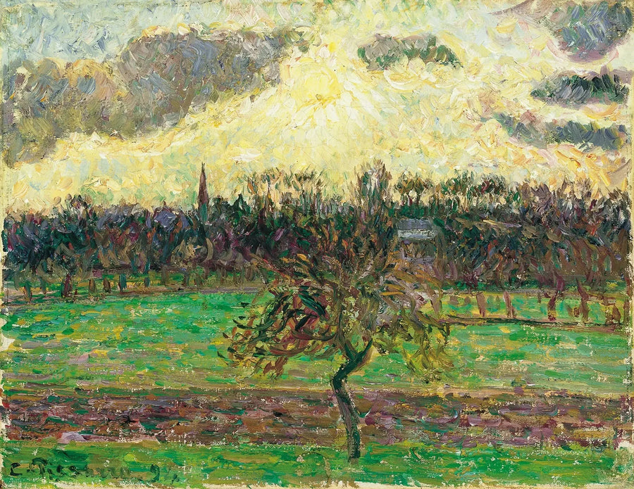 I prati di Éragny, mela - Camille Pissarro