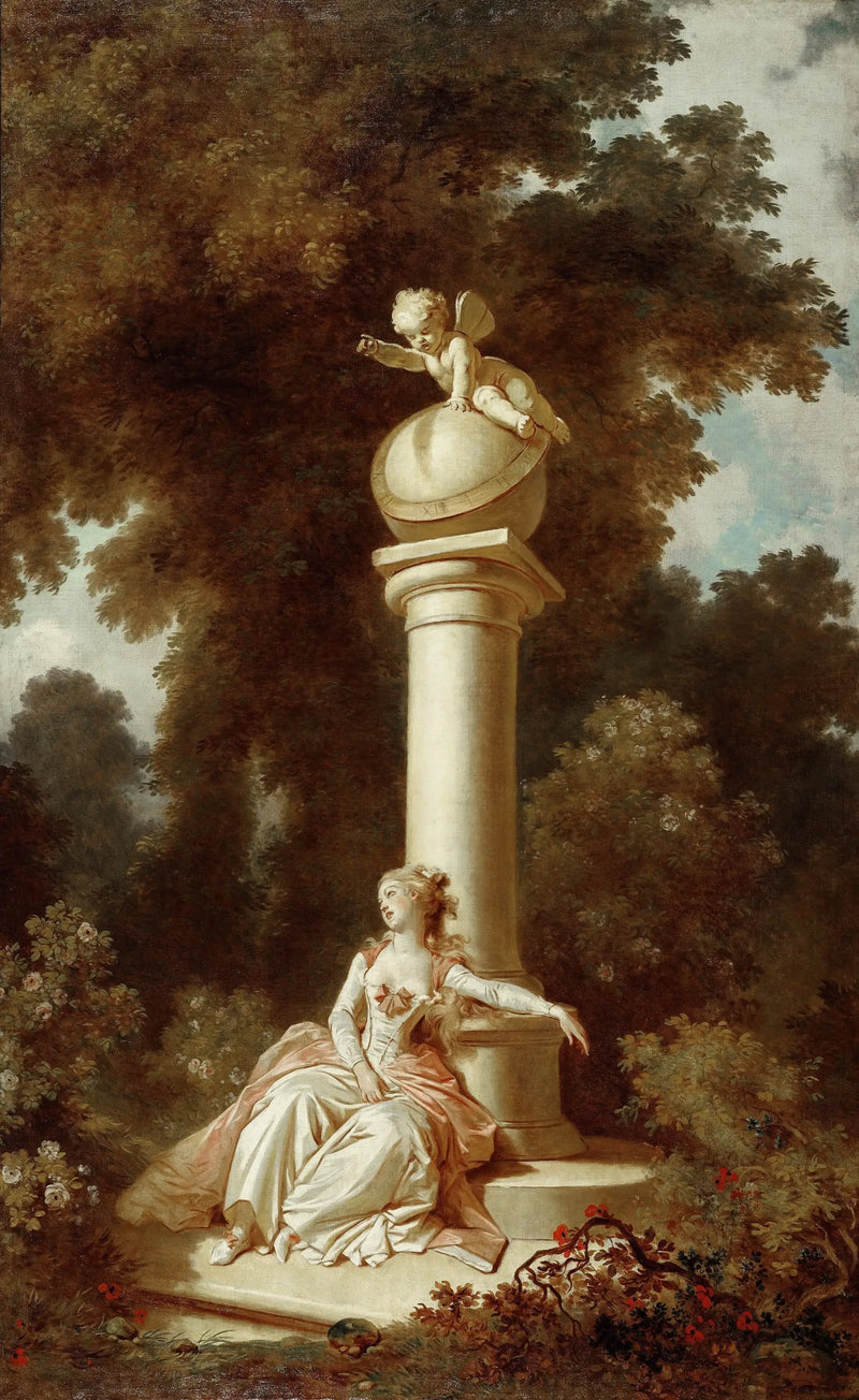 I Progressi dell'amore : Rêverie - Jean-Honoré Fragonard
