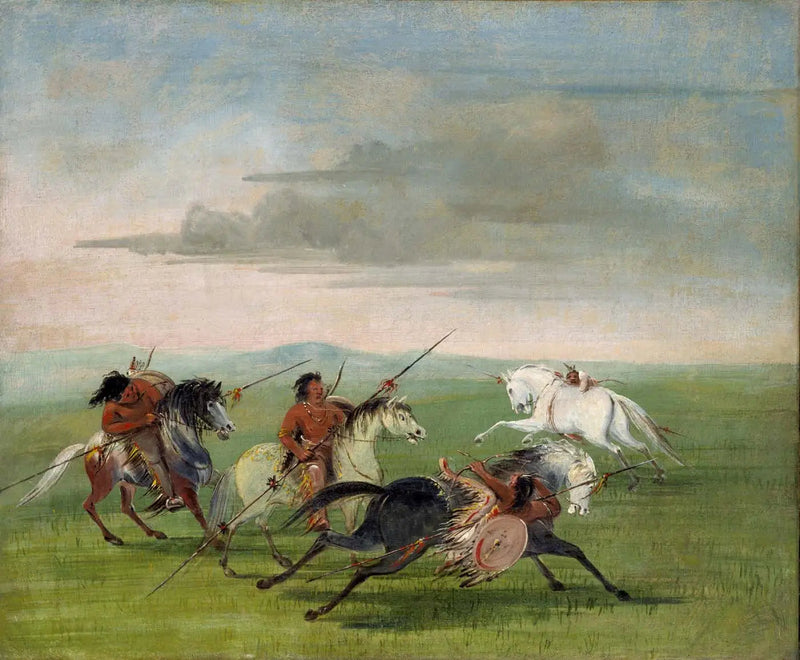Le imprese equestri dei Comanche - George Catlin