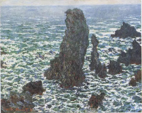 Le Piramidi di Port-Coton, Belle-Île-en-Mer - Claude Monet