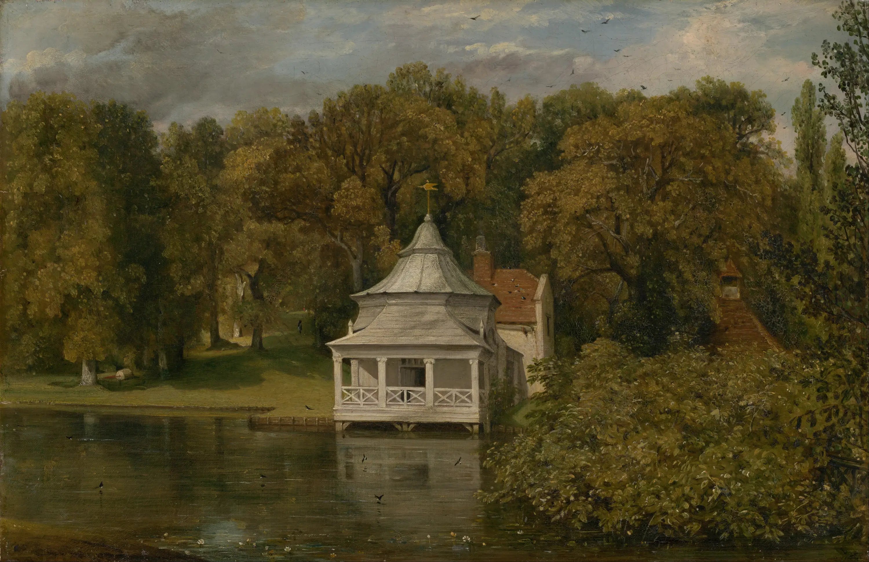 Les quartiers derrière Alresford Hall - John Constable image 1 reproduction artisanale de tableau