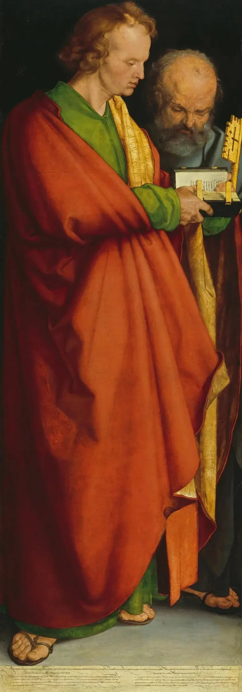 I quattro apostoli: santi Giovanni e Pietro - Albrecht Dürer