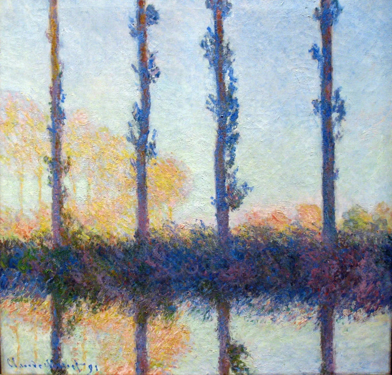 I quattro alberi - Claude Monet