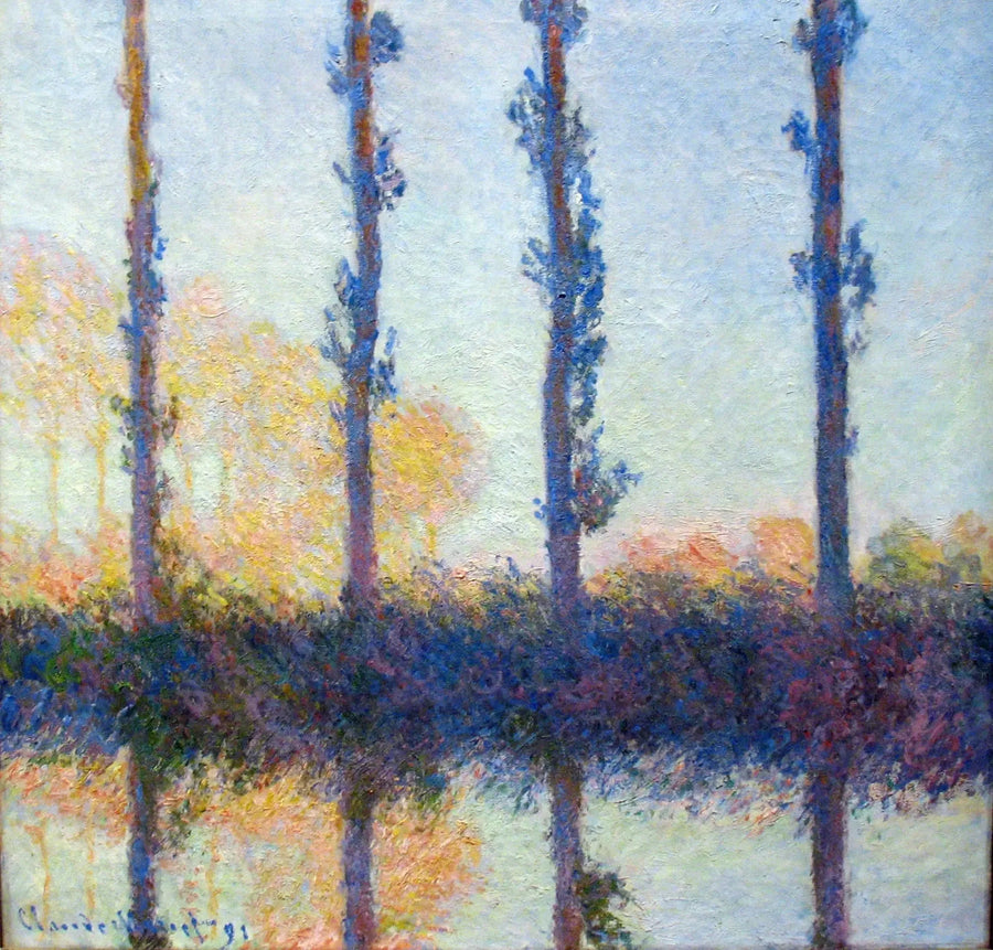 I quattro alberi - Claude Monet