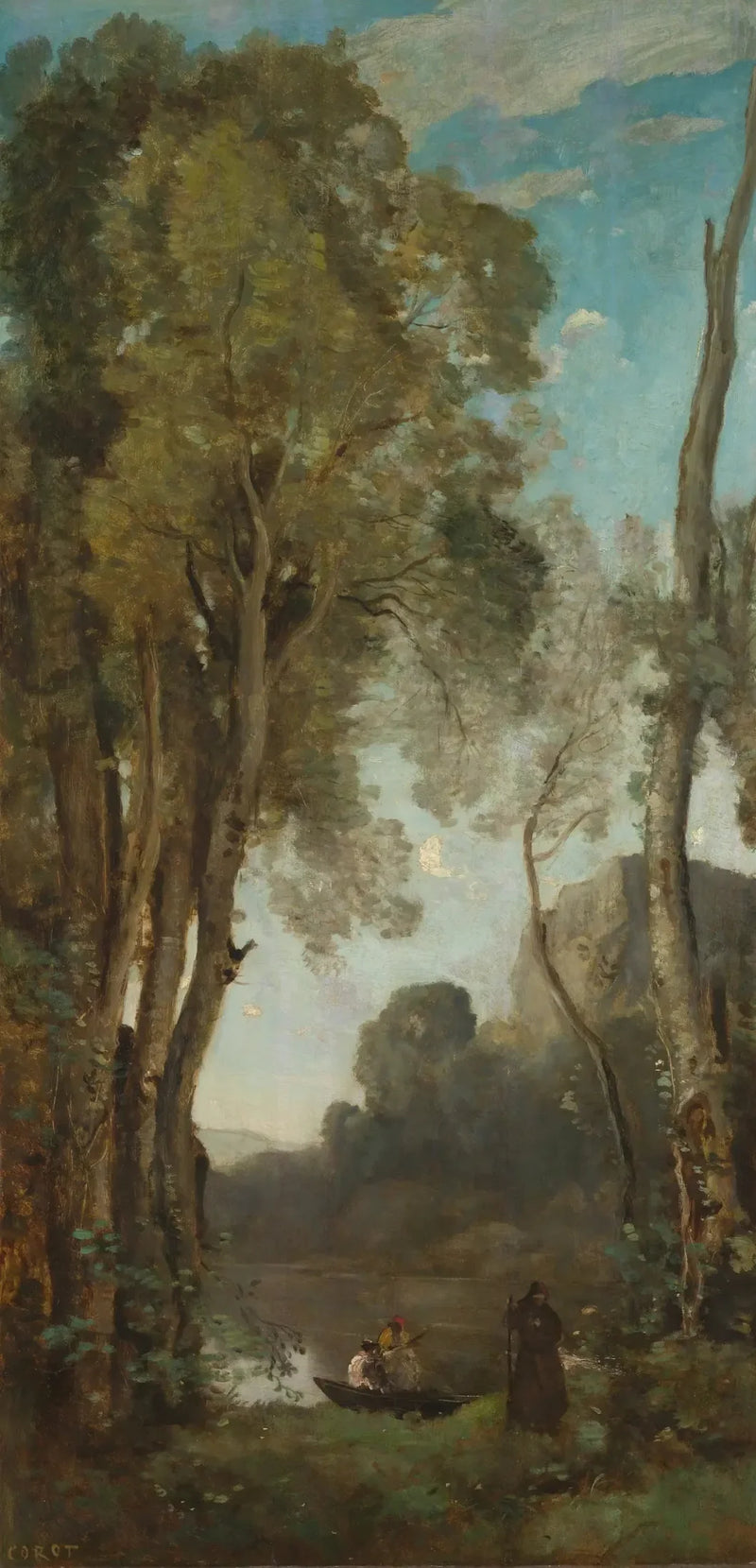 I quattro momenti della giornata : la sera - Jean-Baptiste Camille Corot