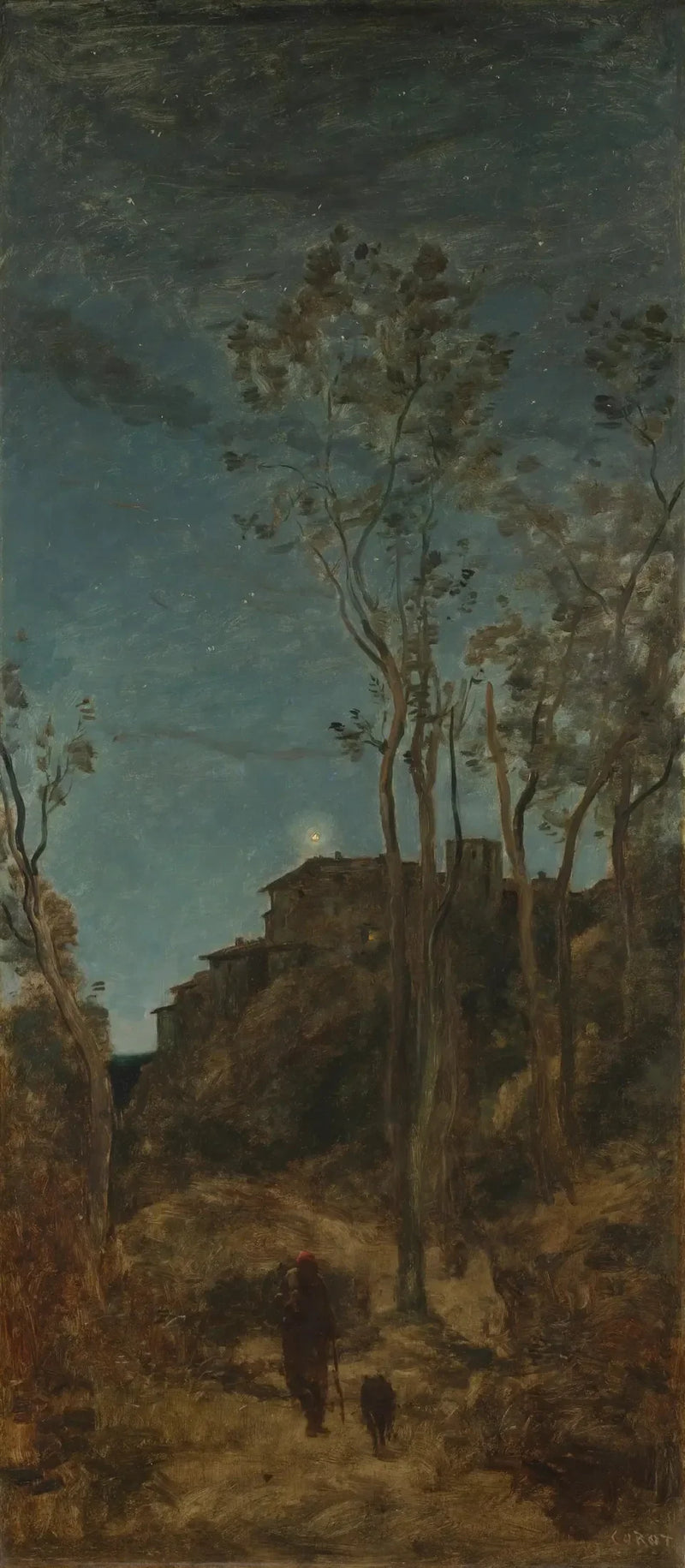 I quattro momenti del giorno: la notte - Jean-Baptiste Camille Corot