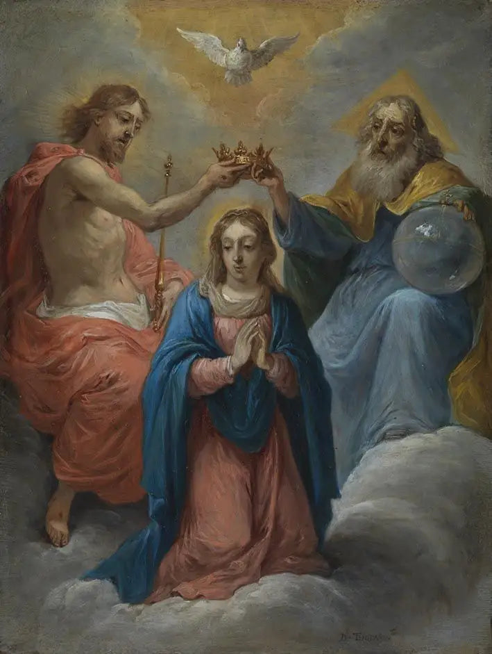 I quindici segreti del rosario : la corona della Vergine Maria come Regina del Cielo - David Teniers il Giovane