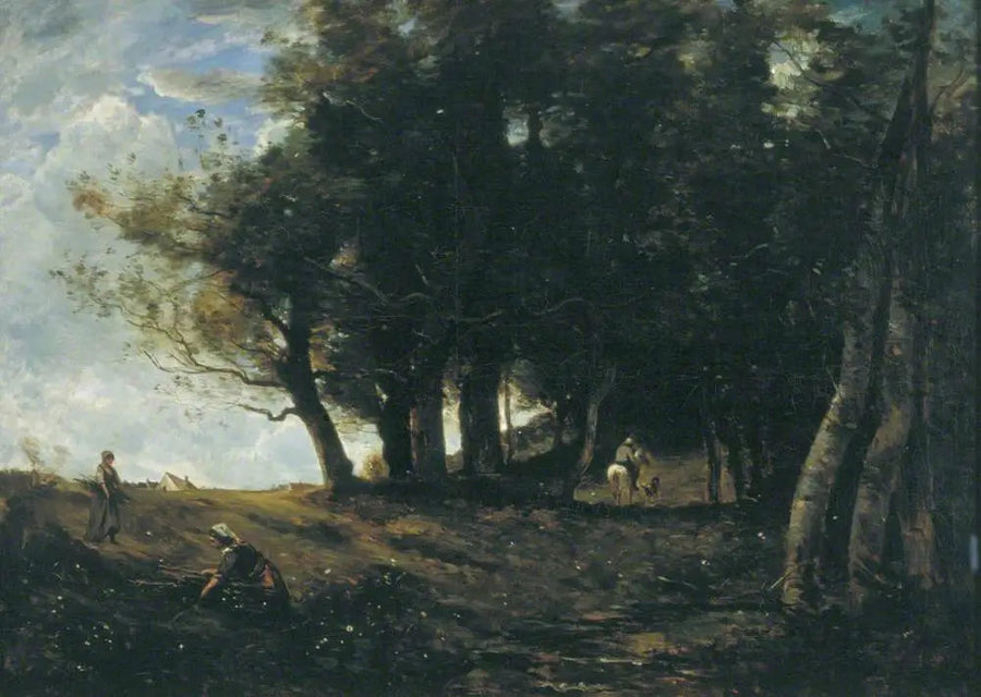 I raccoglitori di legna - Jean-Baptiste Camille Corot