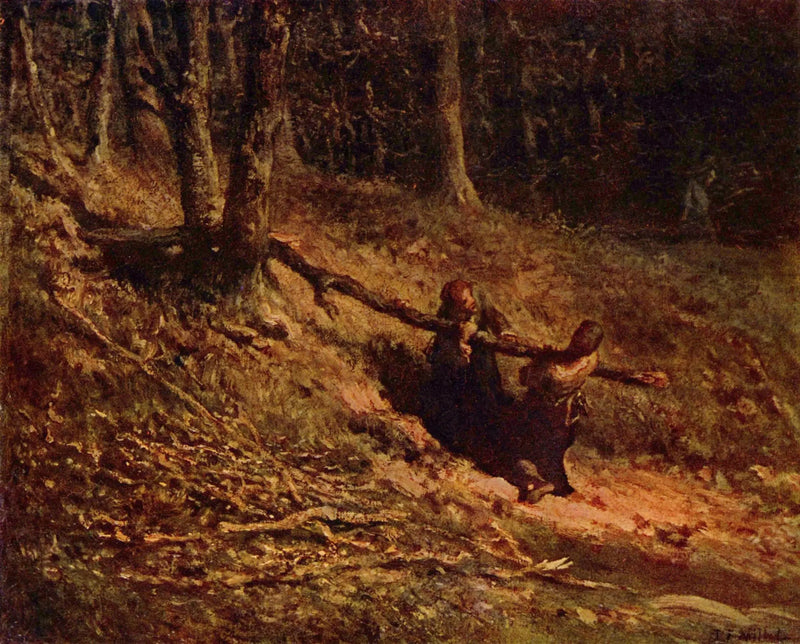 I rematori di legno - Jean-François Millet