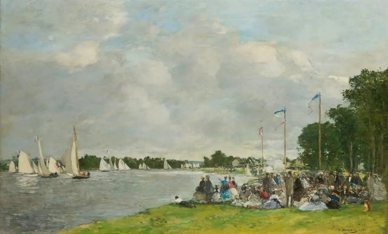 Le regate di Argenteuil - Eugène Boudin